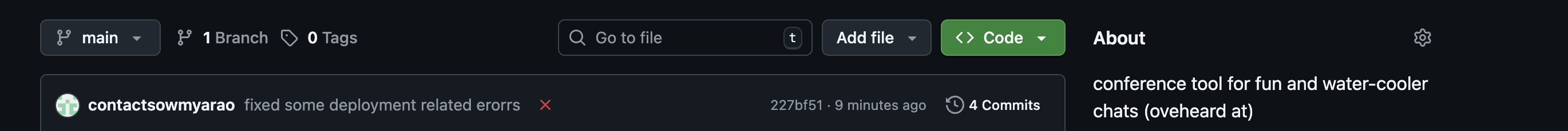 Deployment Errors!