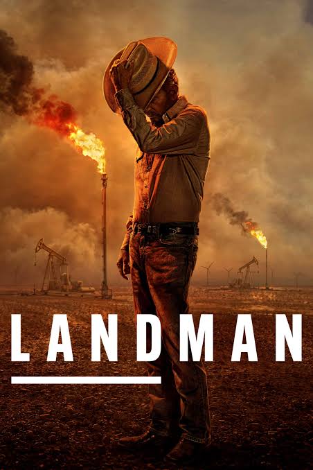 A poster of the show "Landman" 