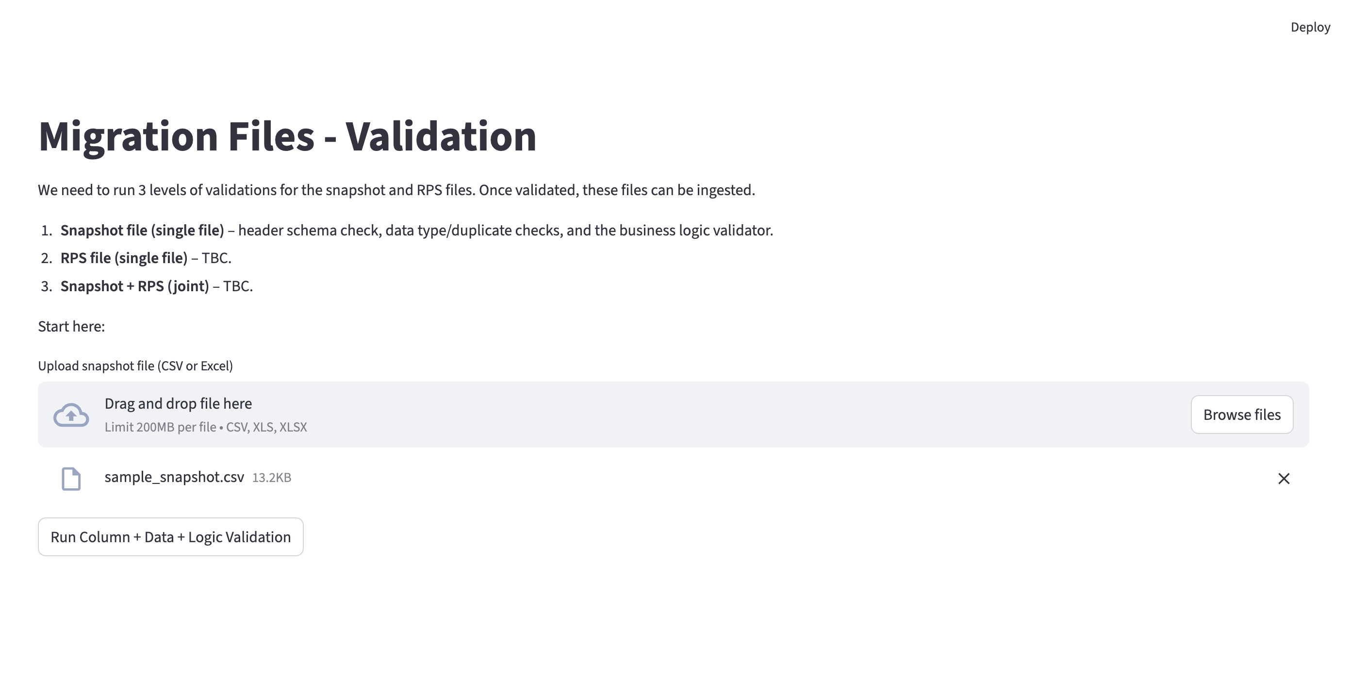 Migration logic layer overview