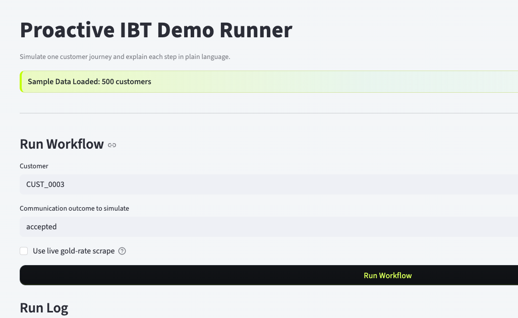 Gold Loan (IBT)-  Renewal via Agentic Workflow