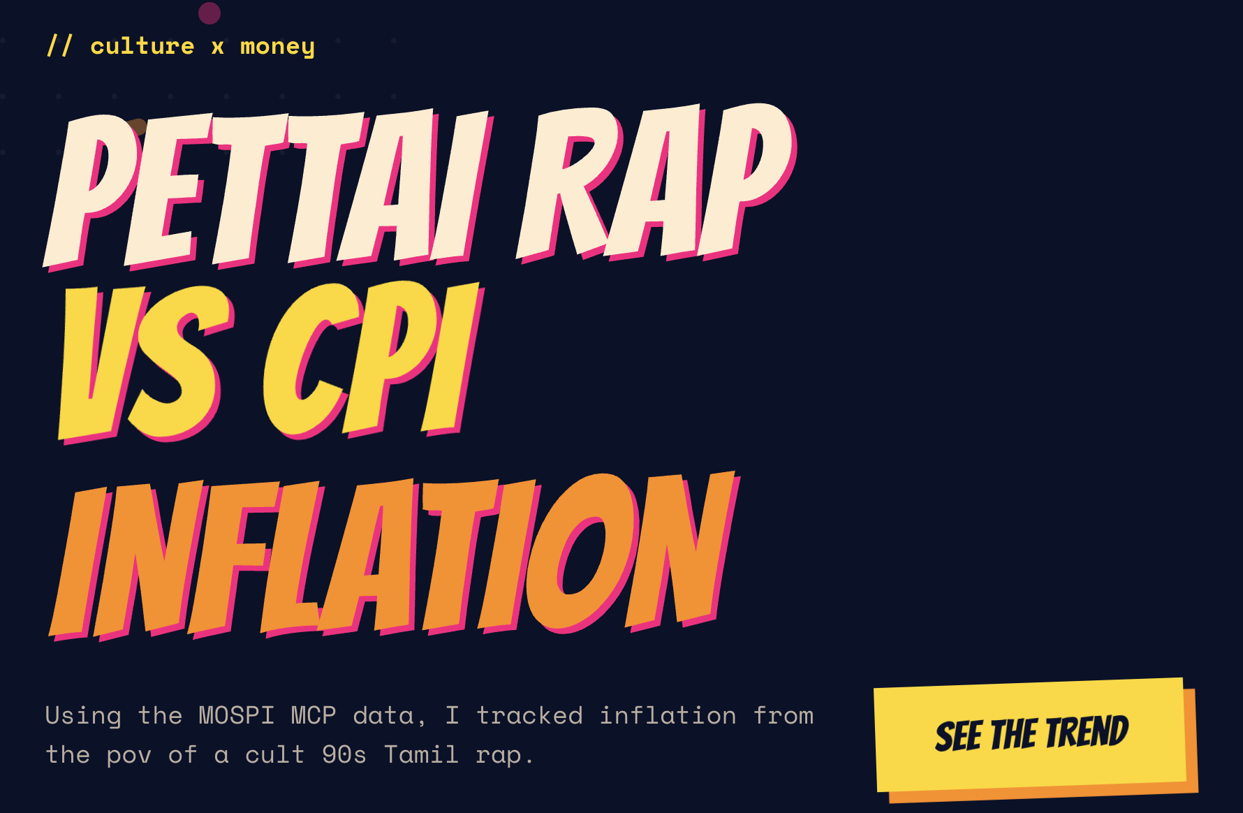 Pettai Rap v CPI (using GoI MCP)